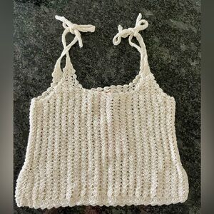 RAGA crop top with self tie straps.
